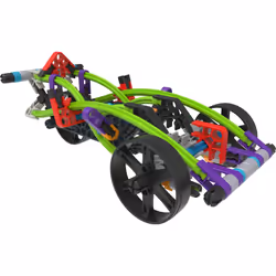 K'Nex 15214 Rad Rides Set-206 Parts-12 Models-Ages 7 and up-Creative Building Construction Toy, Multicolour