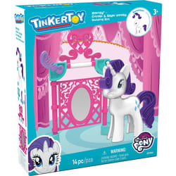 K'NEX TINKERTOY My Little Pony Rarity Create and Style Vanity Building Set for Ages 3 and Up, Preschool Toy, 14 Pieces