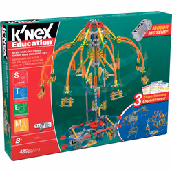 K'NEX Education STEM Explorations Swing Ride Building Set for Ages 8+ Engineering Education Toy, 486 Pieces
