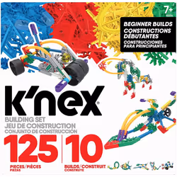 K'NEX Beginner Builds Building Set Build 10 3D Models 125 Pieces
