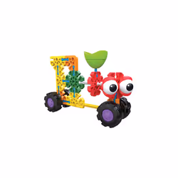 K'NEX Kid K'Nex - Zoomin' Rides Building Set - 64Piece - Ages 3 & Up Preschool Educational Toy Building Set