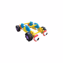 K'NEX Kid K'Nex - Zoomin' Rides Building Set - 64Piece - Ages 3 & Up Preschool Educational Toy Building Set