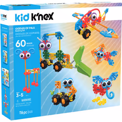 Kid K'NEX Oodles of Pals Building Set - 116 Pieces - Ages 3+