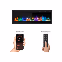 M.C.HausWIFI Electric Fireplace Metal Panel Heater - 102cm/40"