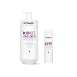 Goldwell Dualsenses Blondes & Highlights A-Y Shampoo 1000ml and Conditioner 200ml