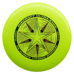 Discraft 175 gram Ultra Star Sport Disc  Fluorescent Yellow with Deluxe Packaging