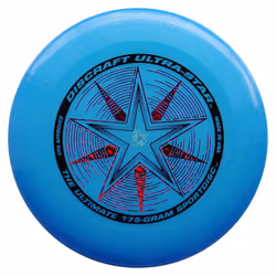 Discraft 175 gram Ultra Star Sport Disc  Blue Sparkle with Deluxe Pack