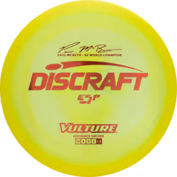 Discraft ESP Vulture Paul McBeth 6X Signature Series 173-174 Gram Distance Driver Golf Disc