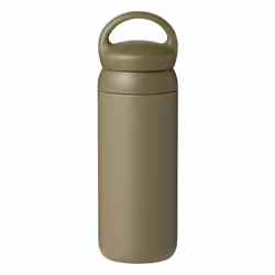 KINTO 21095 Day-off Tumbler 16.9 fl oz (500 ml) Khaki Double Wall V