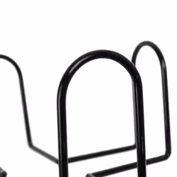 Metal Coaster Holder for Home Wrought Iron Shelf Decoration Set of 4