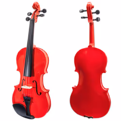 SKY Full Size VN202 Solidwood Red Violin Beautiful Craftsmanship with Brazilwood Bow and Lightweight Case