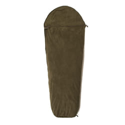 Snugpak Fleece Sleeping Bag Liner with Full Length Side Zipper  Polyester Fleece  Warm Thermal Insulation  Olive