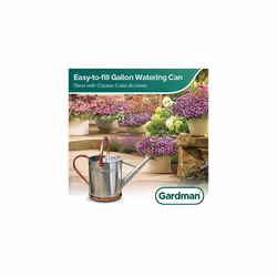Gardman 8330 Galvanized Watering Can with Copper Accents  1.9 Gallon
