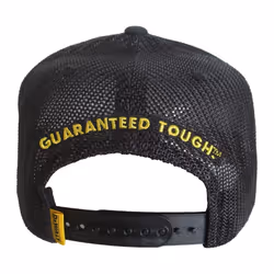 DEWALT Men's Oakdale Patch Trucker Hat (Black/Yellow)