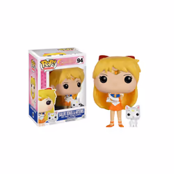Funko POP Anime: Sailor Moon - Sailor Venus with Artemis Action Figure