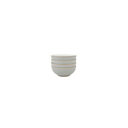 Denby Elements Light Grey 4 Piece Cereal Bowl Set
