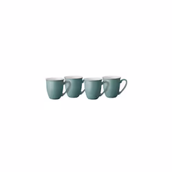 Elements Fern Green 4 Piece Coffee Beaker/Mug Set