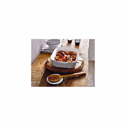James Martin Cook Square Dish soft grey