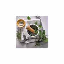 James Martin Cook Pestle & Mortar,Yellow,Weight: 450g, Length: 12.5cm, Width: 12.5cm, Depth: 8cm, Capacity: 590ml