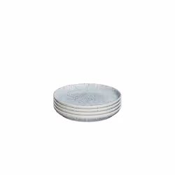 Halo Speckle Coupe Medium Plate Set of 4, (199048504), 21 centimeters