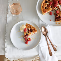 Elements Stone White Coupe Set of 4 Medium Plates