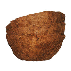 Basket Shaped Coco Fiber Replacement Liners 10 inch (3pk)