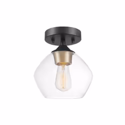 9.1 x 8 x 8 in. Harrow Ceiling Light, Matte Black
