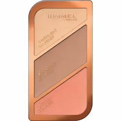 Rimmel London Sculpting Highlighter Palette, Coral Glow, 18.5 g
