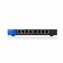 Linksys LGS108P-UK, Unmanaged, Gigabit Ethernet (10/100/1000), Power over Ethernet (PoE)