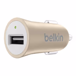 Belkin F8M730btGLD, Auto, Cigar lighter, 5 V, Gold