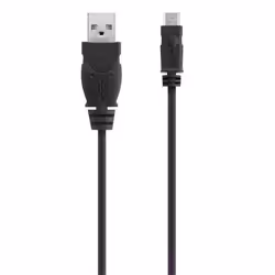 Belkin USB 2.0 A/Micro USB B, 1.8m, 1.8 m, USB A, Micro-USB B, USB 2.0, Black