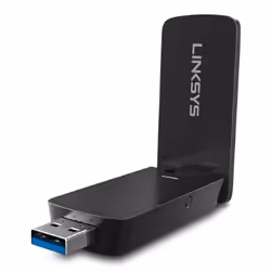 Linksys WUSB6400M, Wired & Wireless, USB, WLAN, Wi-Fi 5 (802.11ac), 1200 Mbit/s, Black
