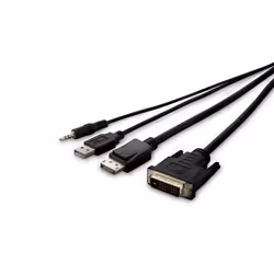 Belkin F1DN2CC-DHPP-6 KVM cable Black 1.8 m