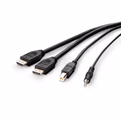 Belkin F1DN2CCBL-HH-10 KVM cable Black 3 m