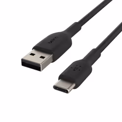 Belkin CAB001BT0MBK, 0.15 m, USB A, USB C, Black