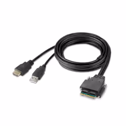 Belkin F1DN1MOD-HC-H06, 1.8 m, USB, USB, HDMI, Black, 3840 x 2160 pixels