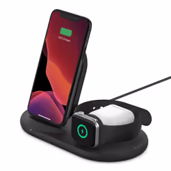 Belkin WIZ001MYBK mobile device charger Smartphone, Smartwatch Black AC Wireless charging Indoor - Additional view 8