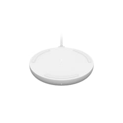 Belkin WIA001BTWH mobile device charger Telephone White AC Wireless charging Fast charging Auto
