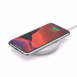 Belkin WIA001BTWH mobile device charger Telephone White AC Wireless charging Fast charging Auto