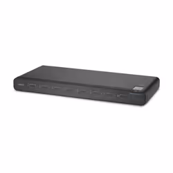 Belkin F1DN108KVM-UN-4, 3840 x 2160 pixels, 4K Ultra HD, Rack mounting, Black