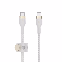 Belkin BOOST↑CHARGE PRO Flex, 2 m, USB C, USB C, USB 2.0, White