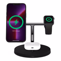Belkin WIZ017vfBK Headphones, Smartphone, Smartwatch Black AC Wireless charging Fast charging Indoor - Additional view 6