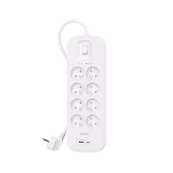 Belkin SRB003CA2M, 900 J, 8 AC outlet(s), Type E, Type E, White, 2 m
