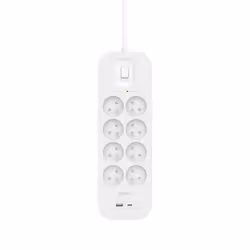 Belkin SRB003CA2M surge protector White 8 AC outlet(s) 2 m