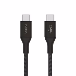 Belkin CAB015bt1MBK, 1 m, USB C, USB C, USB 2.0, Black