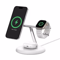 Belkin WIZ023VFWH mobile device charger Headphones, Smartphone, Smartwatch White USB Wireless charging Indoor - Additional view 4