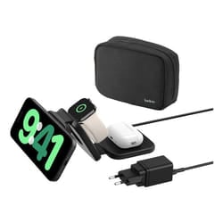 Belkin BoostCharge Pro Headphones, Smartphone, Smartwatch Black AC, USB Wireless charging Fast charging Indoor