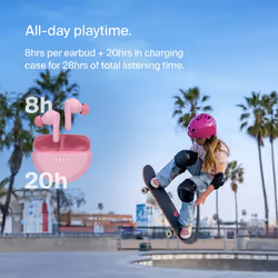 Belkin SoundForm Nano 2 Headphones Wireless In-ear Calls/Music Micro-USB Bluetooth Pink - Additional view 7