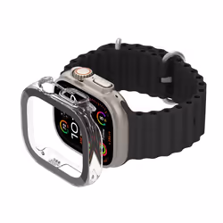 Belkin TemperedCurve 2-in-1 Treated Screen Protector + Bumper for Apple Watch Ultra/Ultra 2, Screen protector, Smartwatch, Tr ...