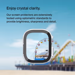Belkin TemperedCurve 2-in-1 Treated Screen Protector + Bumper for Apple Watch Ultra/Ultra 2